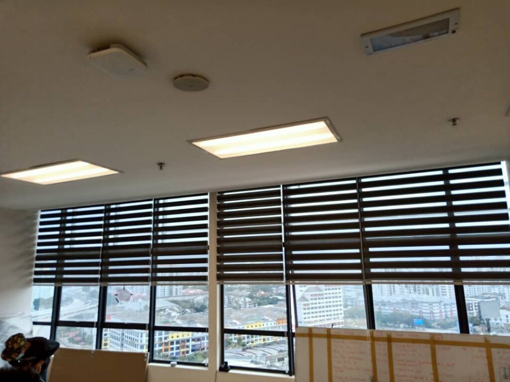 office zebra blinds