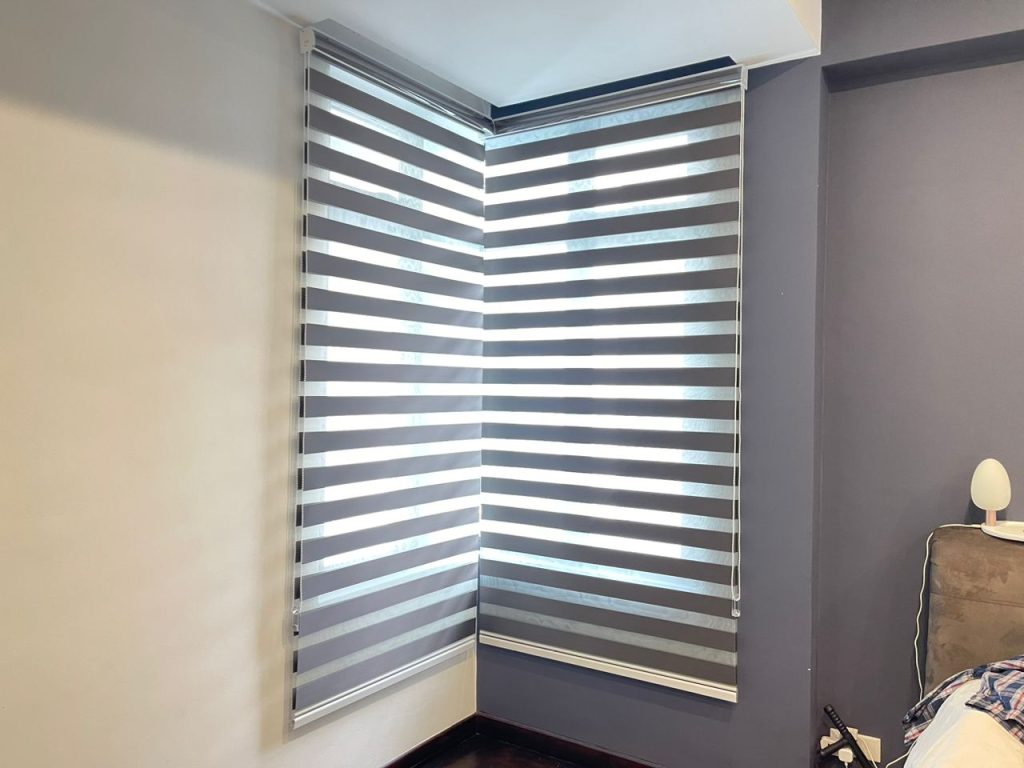 Bali Blackout Zebra Blind for Living Room