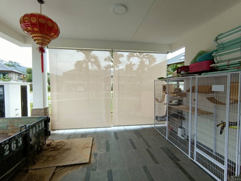 outdoor waterproof windproof blinds for patios